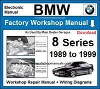 BMW 8 Series Workshop Service Repair Manual Download